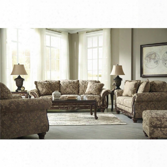 Ashley Irwindale 4 Piece Sofa Set In Topaz