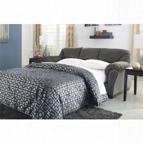 Ashley Kinlock Full Sleeper Sofa In Charcoal