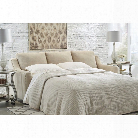 Ashley Mauricio Queen Sleeper Sofa In Linen