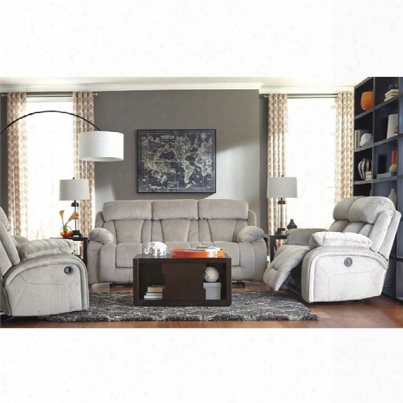 Ashley Stricklin 3 Piece Sofa Set In Pebble