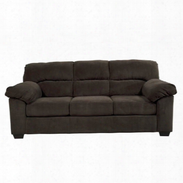 Ashley Zorah Fabric Full Size Sleeper Sofa In Chocolate