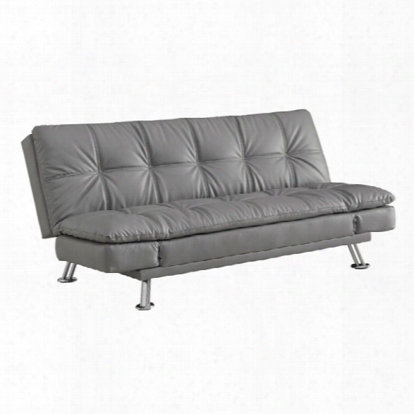 Coaster Dilleston Sleeper Sofa In Dark Gray