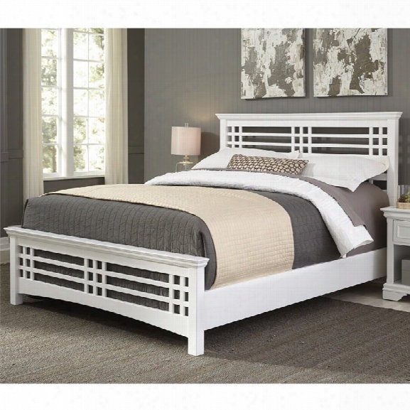 Fashion Bed Avery King Panel Bed In Cottage White