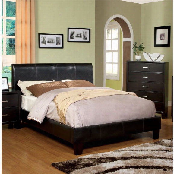 Furniture Of America Mevea King Platform Panel Bed In Espresso