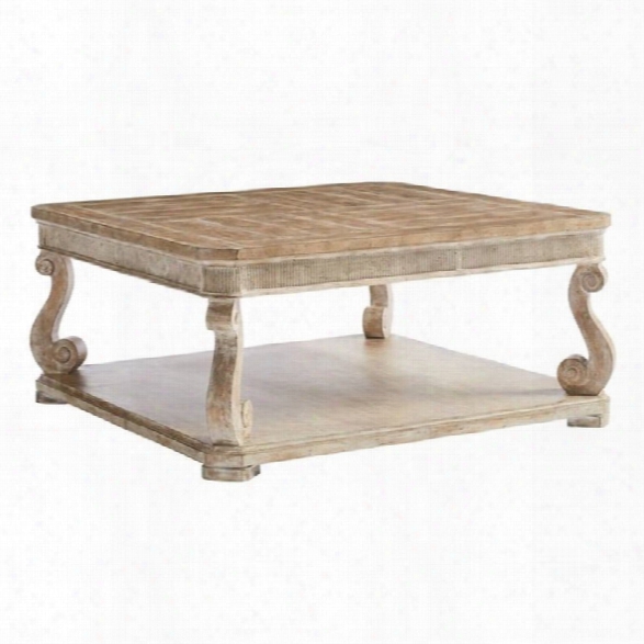 Juniper Dell Square Cocktail Table In English Clay