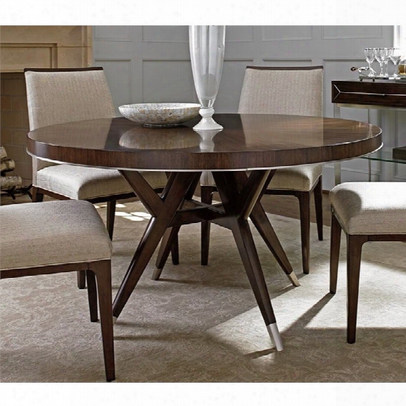 Lexington Macarthur Park Villa Grove 54 Round Dining Table In Brown