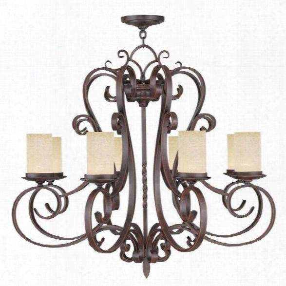 Livex Millburn Manor Chandelier In Imperial Bronze