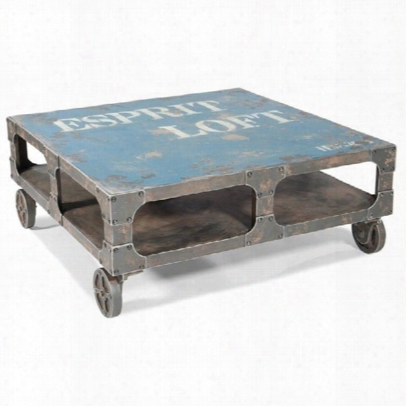 Moe's Loft Coffee Table In Blue