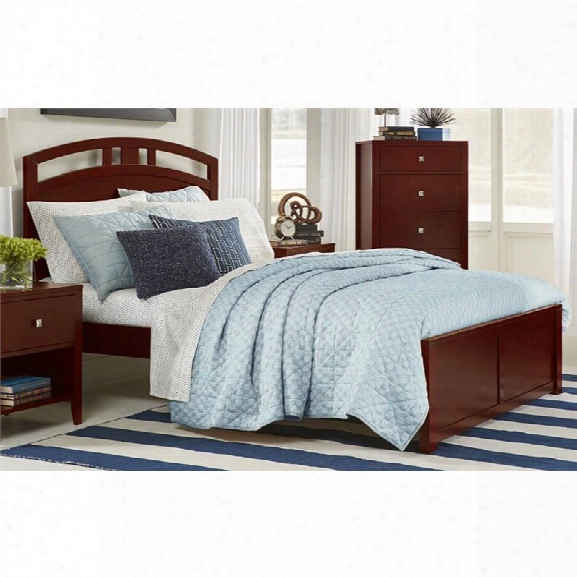 Ne Kids Pulse Queen Panel Bed In Cherry