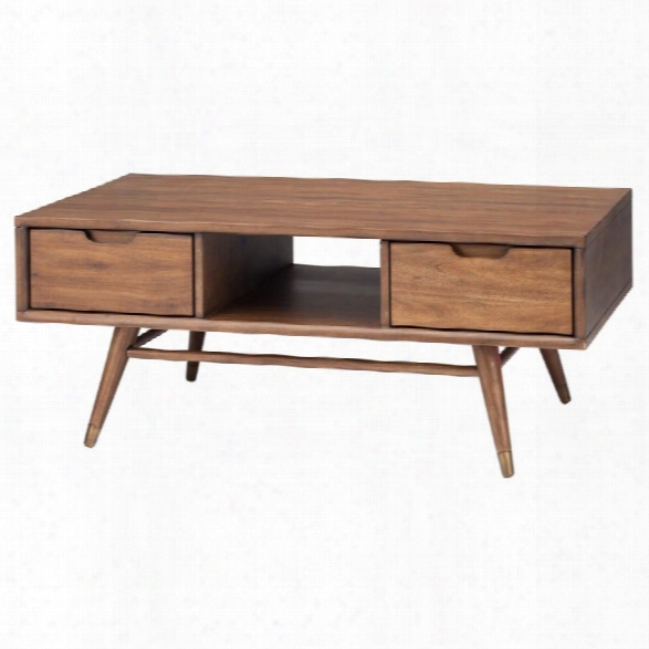 Nuevo Jake Coffee Table In Walnut Brown