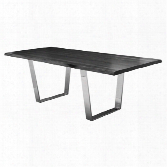 Nuevo Versailles Dining Table In Oxidized Gray