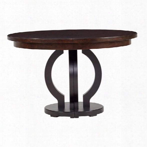 Stanley Furniture Virage Round Dining Table In Truffle