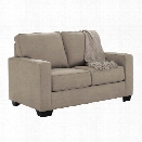 Ashley Zeb Twin Sleeper Sofa in Quartz