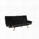 Coaster Convertible Sofa in Black