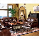 Coaster Princeton 2 Piece Leather Sofa Set