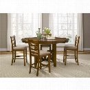 Liberty Furniture Bistro Counter Height Dining Table in Honey