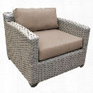 TKC Florence Patio Wicker Club Chair in Wheat