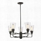 Z-Lite Annora 5 Light Chandelier in Olde Bronze