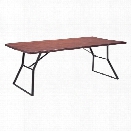 ZUO Omaha Dining Table in Distressed Cherry Oak