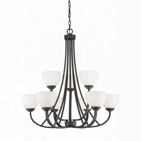 Z-lite Ashto 9 Light Chandelier In Bronze