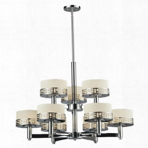 Z-lite Elea 9 Light Chandelier In Chrome