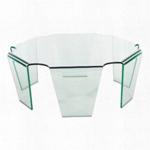 Zuo Circuit Coffee Table In Clear