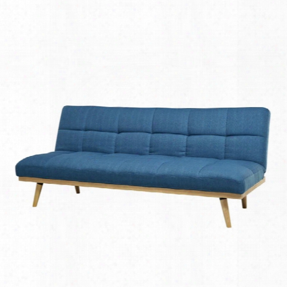 Abbyson Living Huntington Convertible Sleeper Sofa In Blue