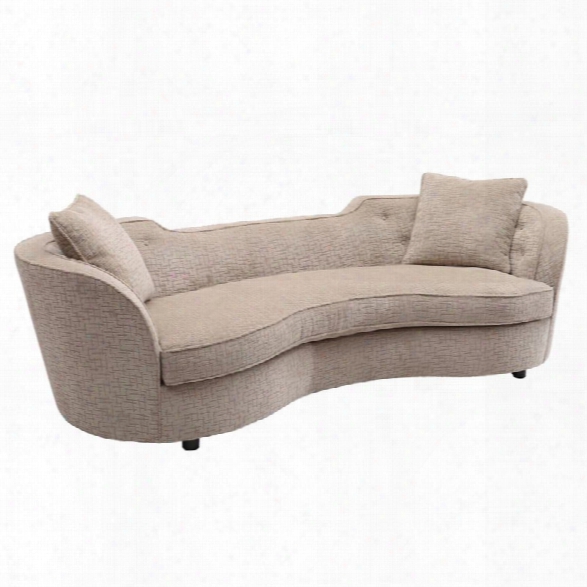 Armen Living Palisade Transitional Sofa In Sand