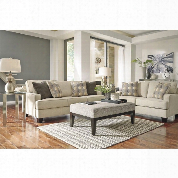 Ashley Brielyn 3 Piece Sofa Set In Linen