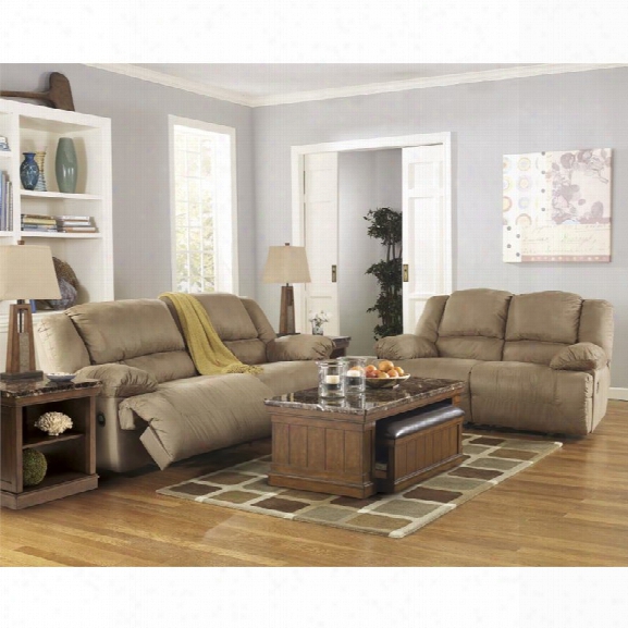 Ashley Hogan 2 Piece Sofa Set In Mocha