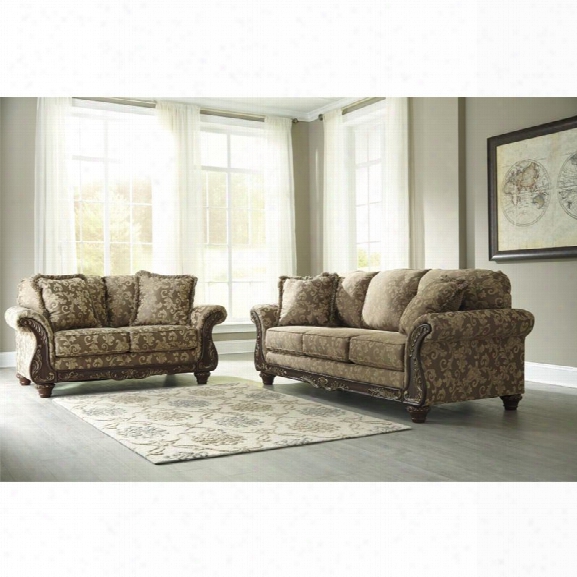 Ashley Irwindale 2 Piece Sofa Set In Topaz