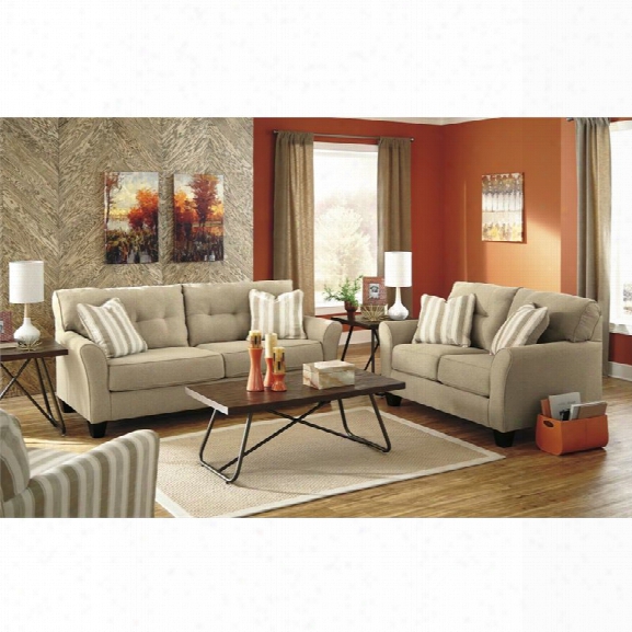 Ashley Laryn 3 Piece Sofa Set In Khaki