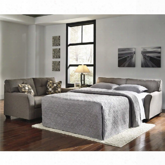 Ashley Tibbee Full Sleeper Sofa In Slate