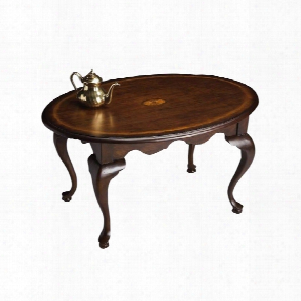 Butler Specialty Oval Cocktail Table In Plantation Cherry