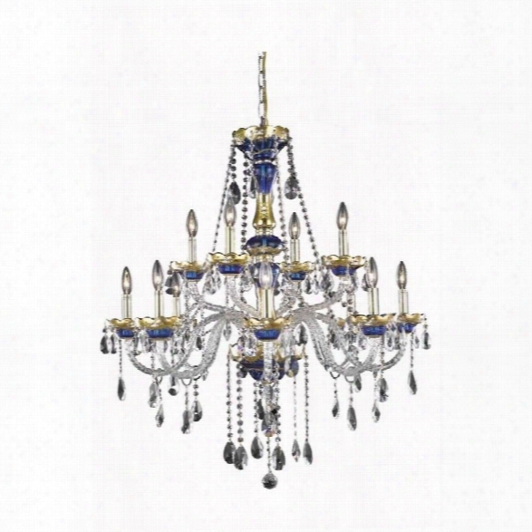 Elegant Lighting Alexandria 33 12 Light Spectra Crystal Chandelier