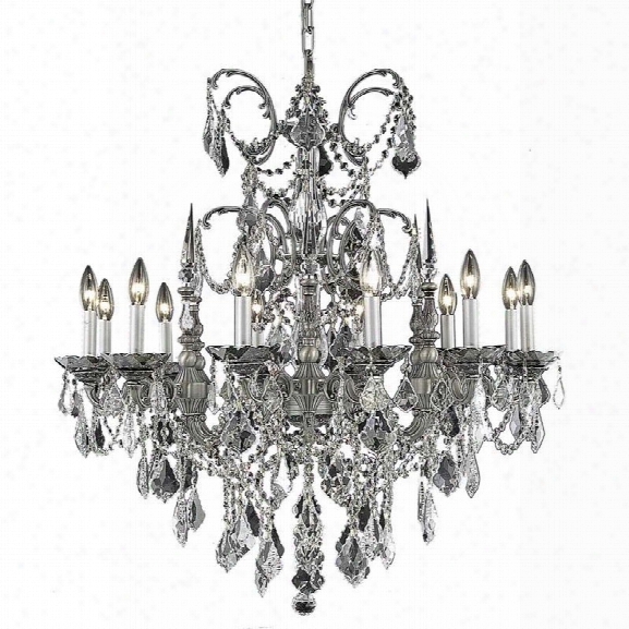 Elegant Lighting Athena 32 12 Light Elements Crystal Chandelier