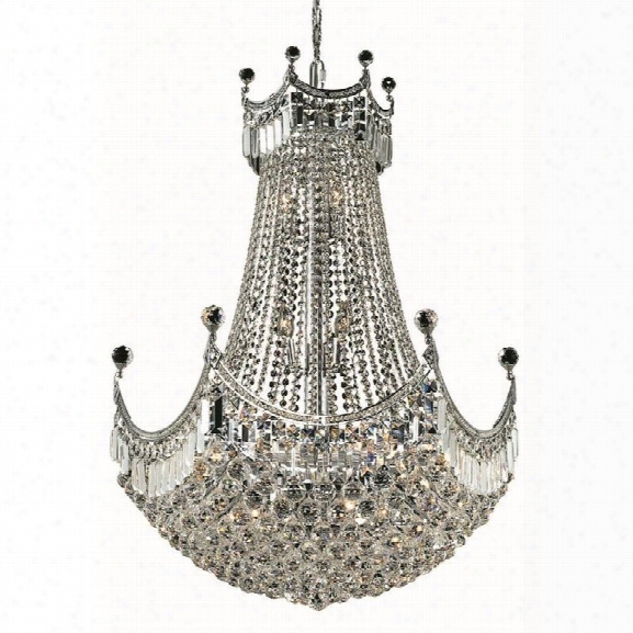 Elegant Lighting Corona 30 24 Light Elements Crystal Chandelier