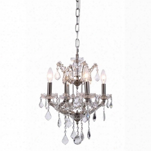 Elegant Lighting Elena 13 4 Light Royal Crystal Chandelier