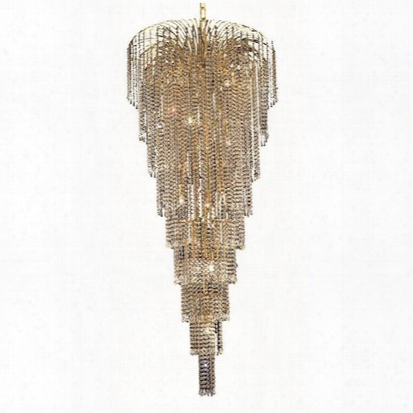 Elegant Lighting Falls 30 15 Light Elements Crystal Chandelier