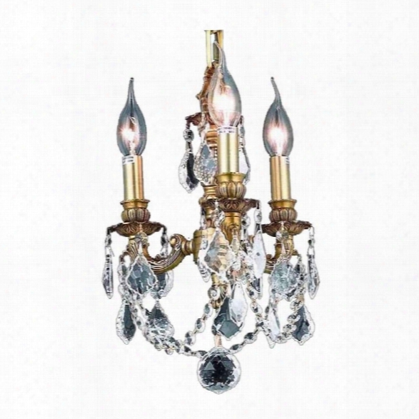 Elegant Lighting Lillie 10 3 Light Spectra Crystal Chandelier