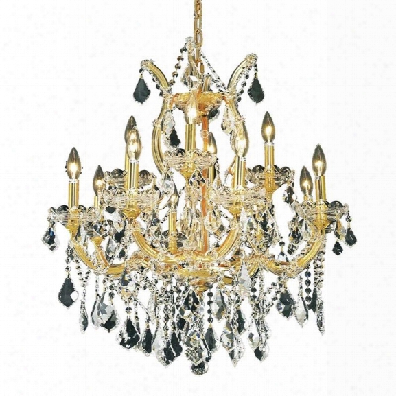 Polished Lighting Maria Theresa 27 13 Light Elegant Crystal Chandelier