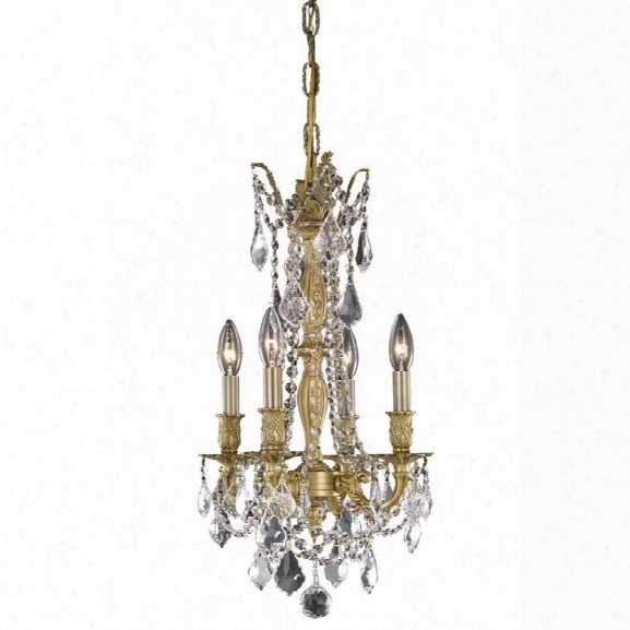 Elegant Lighting Rosalia 10 4 Light Royal Crystal Chandelier