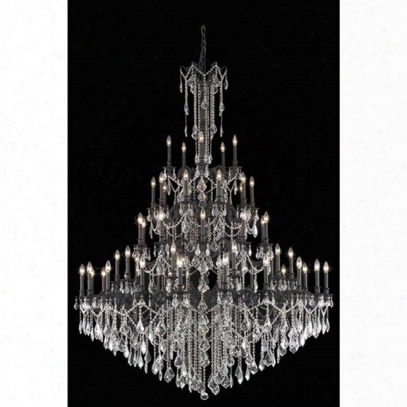 Elegant Lighting Rosalia 64 55 Light Elements Crystal Chandelier