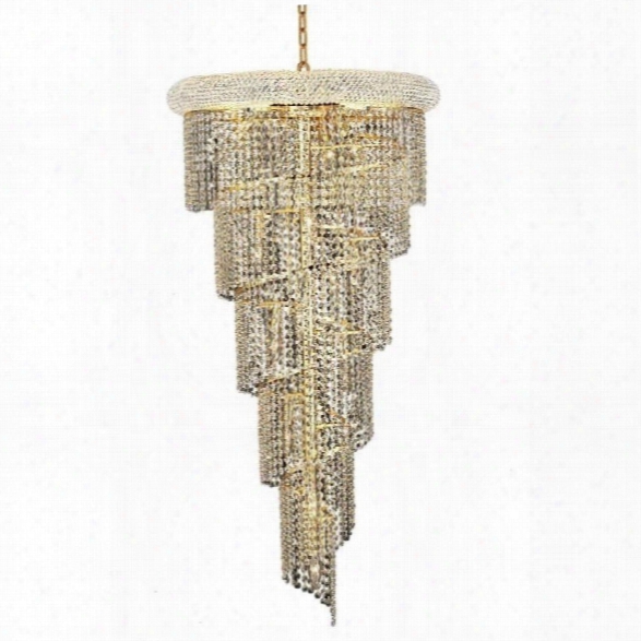 Elegant Lighting Spiral 22 18 Light Elegant Crystal Chandelier