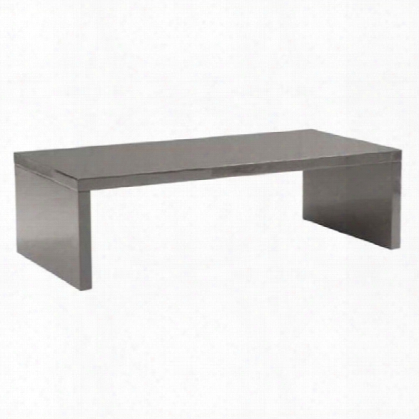 Eurostyle Abby Coffee Table In Gray Lacquer