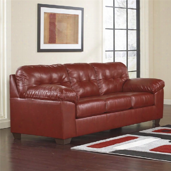 Flash Furniture Durablend Sofa In Red