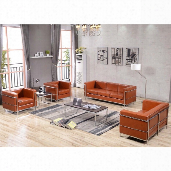 Flash Furniture Hercules Regal Series 3 Piece Leather Sofa Set