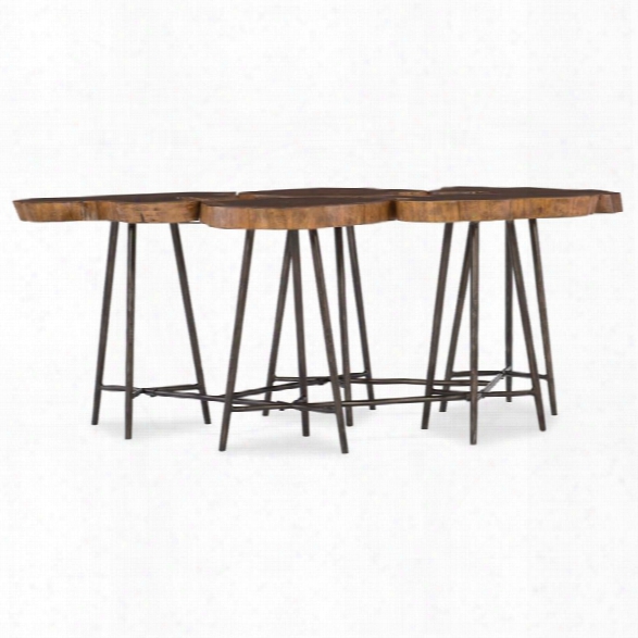 Hooker Furniture Acacia Slab Coffee Table In Medium Wood
