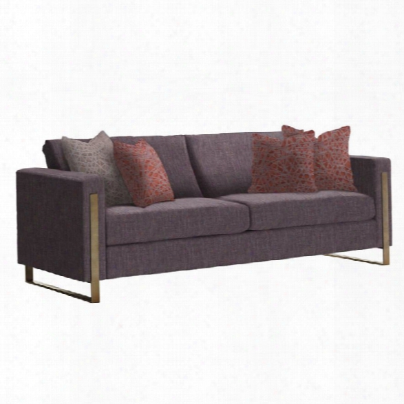 Lexington Shadow Play Nob Hill Sofa In Plain Gray