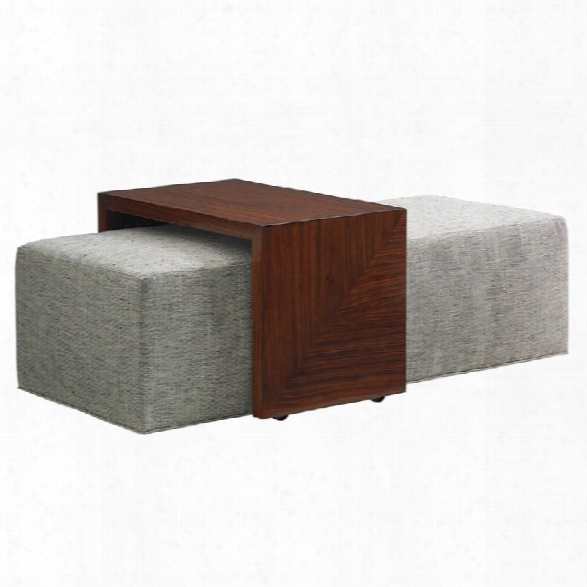 Lexington Take Five Broadway Coffee Table Ottoman In Ritz